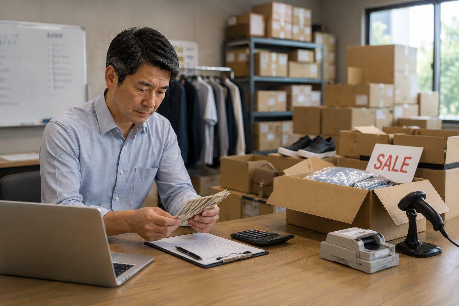 事業クローズ(廃業)と在庫処分。商品を現金に変える最終ルート